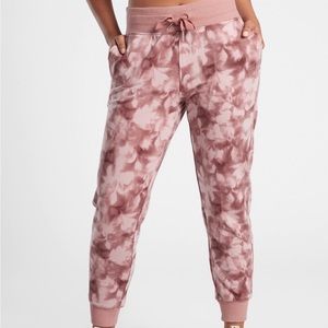 Athleta Balance Printed Jogger Pink Tie Dye XS